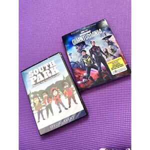 Marvel Ant Man Wasp Quantumania & South Park Panderverse DVD Blu-Ray Bundle New